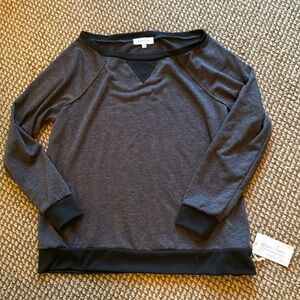 Grace and lace black sweatshirt